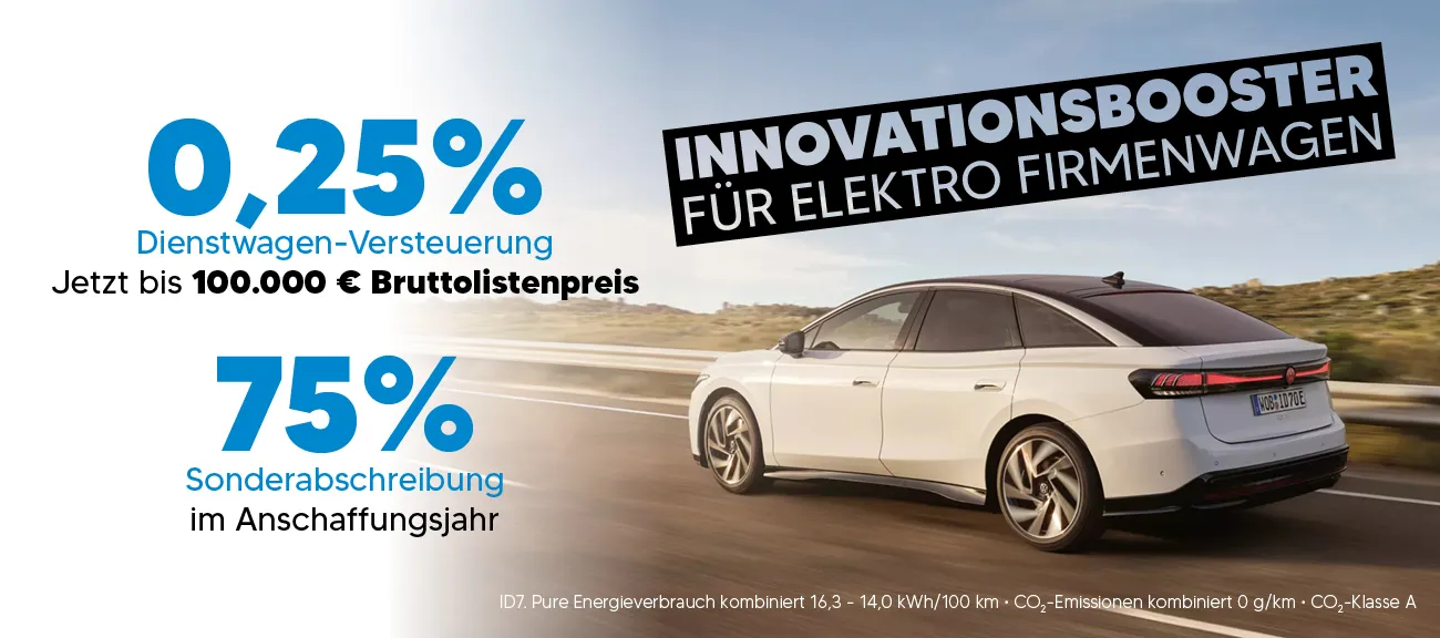 Innovationsbooster E-Firmenwagen