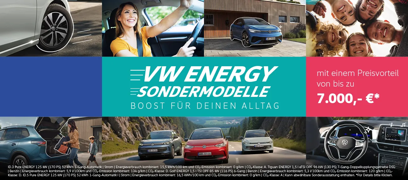 VW Energy Modelle