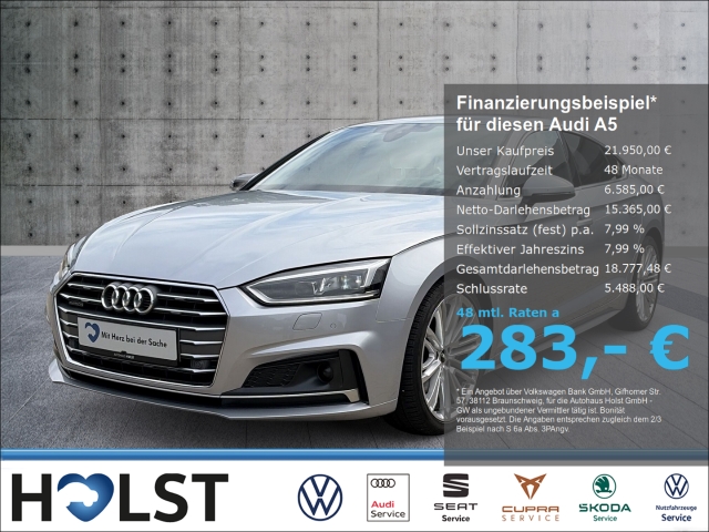 A5 Sportback 2.0TDI qu. S-tronic S-line HuD 19''