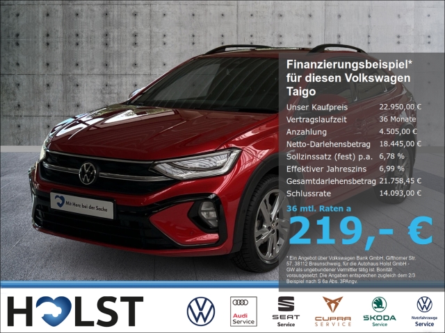Taigo 1.5TSI R-Line Matrix-LED RüFaKa GJR Nebel SHZ