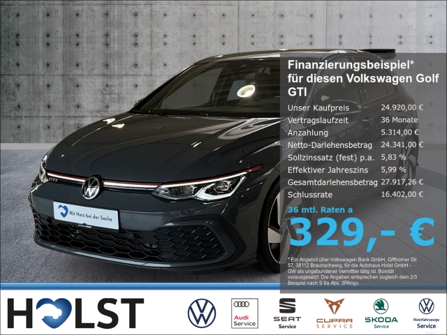 Golf GTI VIII 2.0TSI DSG, RüFaKa,ACC,SHZ,GJR