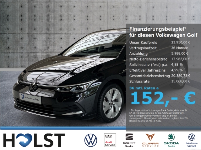 Golf VIII 1.5eTSI DSG Style L&S Paket Privacy LED