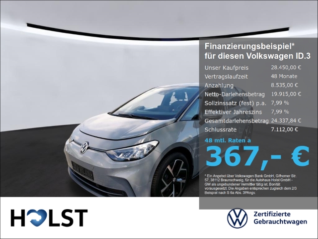 ID.3 MOVE 62kWh GJR RüFaKa NAVI ergoActiveSitz ACC CCS