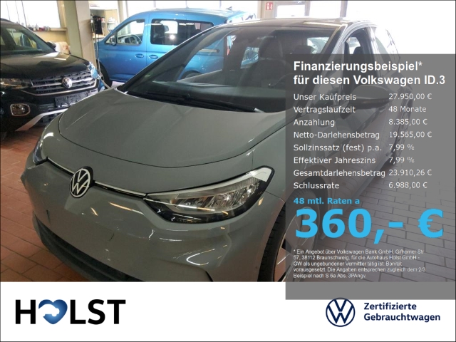 ID.3 Pro MOVE 58kWh GJR RüFaKa NAVI ergoActiveSitz ACC CCS