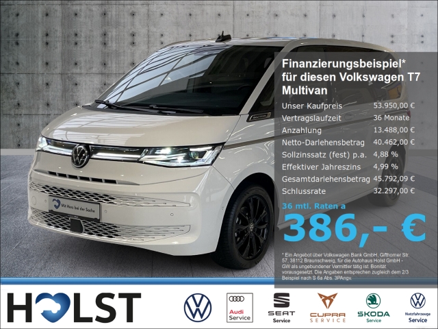 T7 Multivan 2.0TDI DSG Style KR Navi AHK 7-Sitze Vis-a-Vis ACC