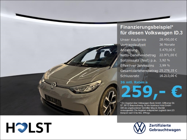 ID.3 Pro MOVE 58kWh GJR RüFaKa AR-HuD NAVI ergoActiveSitz