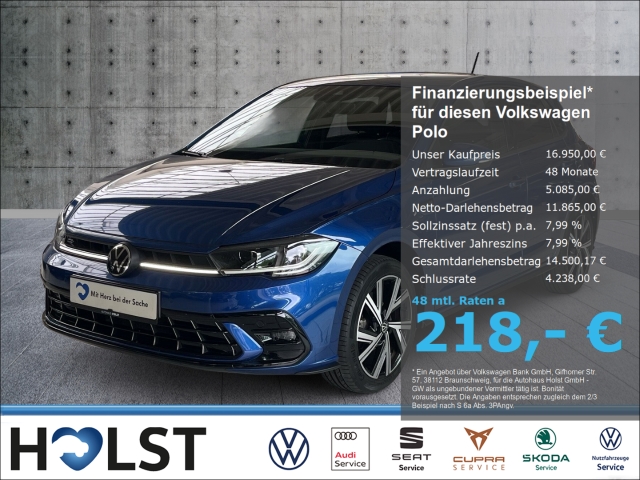 Polo 1.0TSI R-Line Matrix IQ-DRIVE 17 DigitalPro
