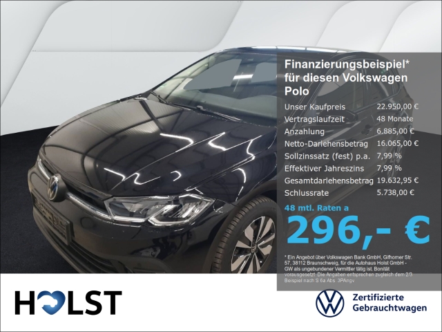 Polo 1.0TSI DSG GOAL AHK GJR RüFaKa ACC NAVI