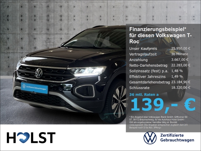 T-Roc 1.0TSI GOAL GJR RüFaKa NAVI ACC