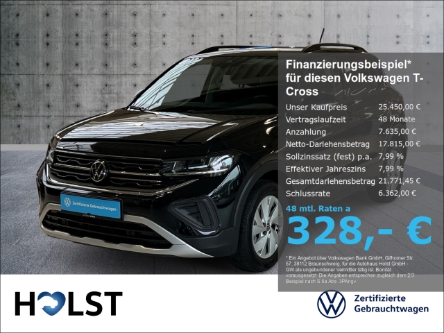 T-Cross 1.0TSI Life IQ.DRIVE GJR AHK RüFaKa ACC
