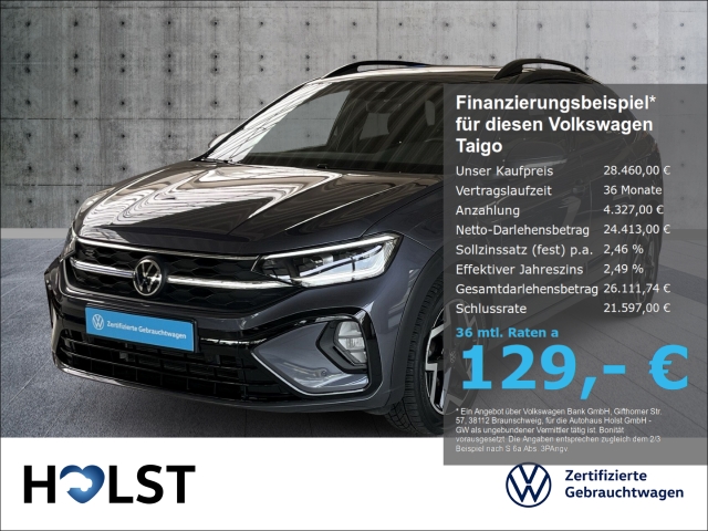 Taigo 1.5TSI DSG R-Line IQ.DRIVE AHK GJR RüFaKa ACC