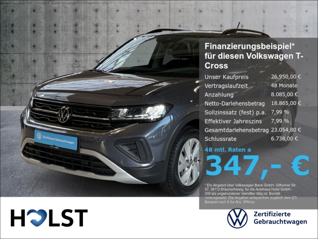 T-Cross 1.0TSI DSG Life IQ.DRIVE GJR AHK RüFaKa GJR ACC