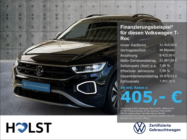 T-Roc 2.0TDI DSG GOAL AHK GJR LED RüFaKa DAB+
