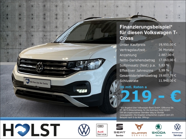 T-Cross 1.0TSI Life App-C Sitzh ACC Climatronic