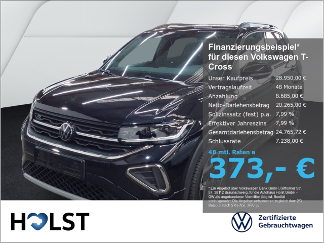 T-Cross 1.5TSI DSG R-Line MatrixLED AHK GJR NAVI ACC RüFaKa