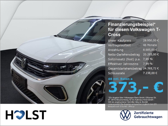 T-Cross 1.5TSI DSG R-Line MatrixLED AHK RüFaKa GJR NAVI ACC