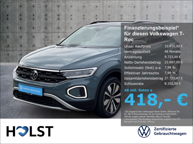 T-Roc 2.0TDI DSG GOAL AHK RüFaKa GJR ACC LED