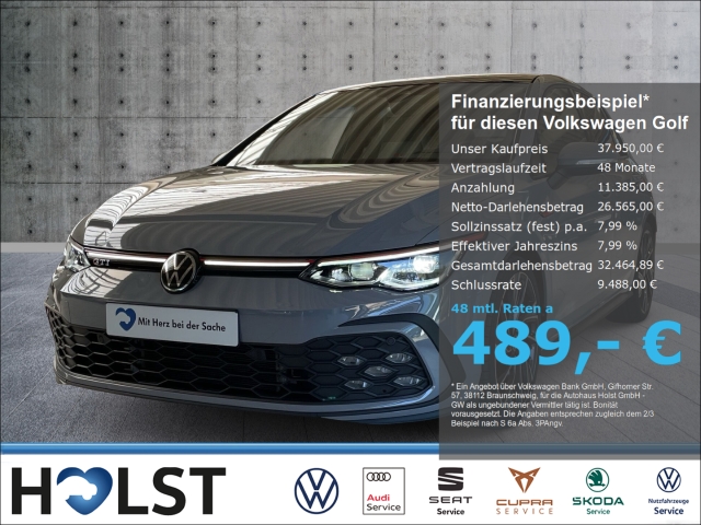 Golf VIII 2.0TFSI DSG Matrix Pano Leder DCC 19 HuD Kessy