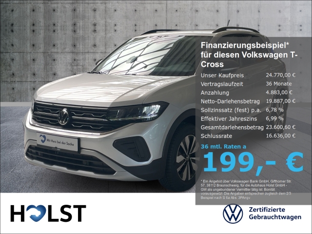 T-Cross GOAL 1.0 TSI OPF 95 PS 5-Gang