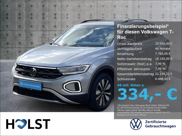 T-Roc 1.0TSI GOAL GJR LED RüFaKa Navi ACC
