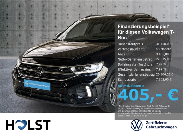 T-Roc 1.5TSI DSG R-Line AHK RüFaKa GJR NAVI ACC