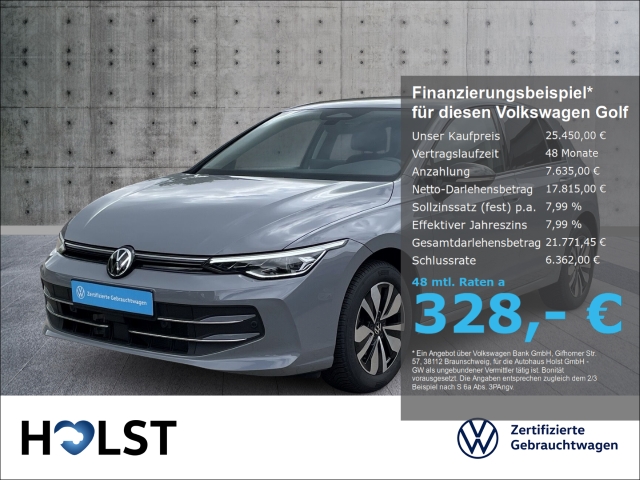Golf VIII 1.5TSI GOAL LED-Plus AHK GJR RüFaKa NAVI ACC