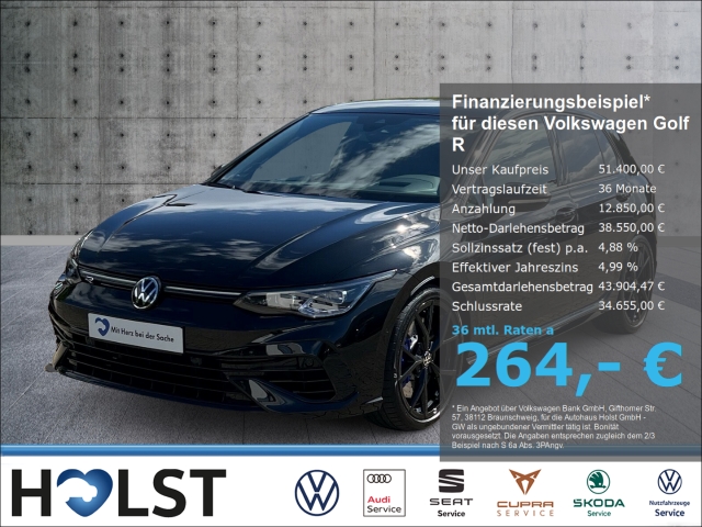 Golf R VIII 2.0TSI DSG Performance 4M. Pano Matrix-LED