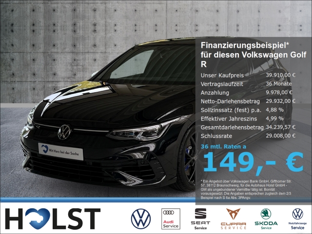 Golf R VIII Black Style IQ 19 Matrix Kessy DCC