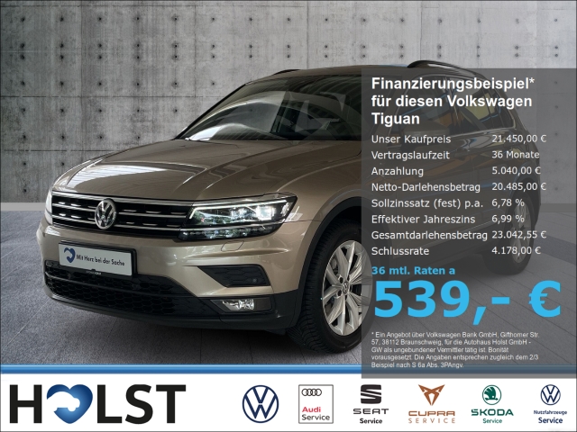 Tiguan 1.5TSI Comfortline BMT/Start-Stopp, PDC