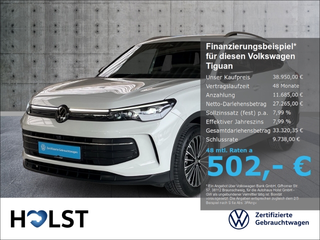 Tiguan 2.0TDI DSG GOAL AHK MatrixLED GJR HUD 360°CAM