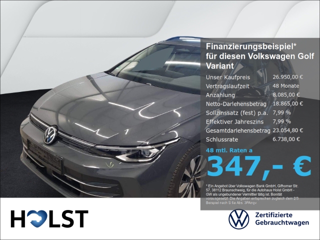 Golf Variant VIII 1.5TSI GOAL LED-Plus AHK GJR RüFaKa NAVI ACC