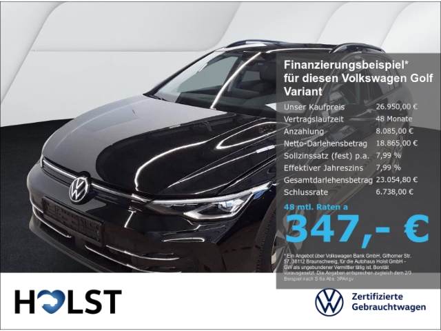 Golf Variant VIII 1.5TSI GOAL AHK GJR LED ACC RüFaKa LenkrHZ