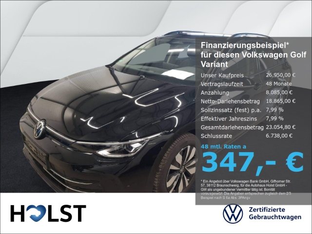 Golf Variant VIII 1.5TSI GOAL LED-Plus AHK GJR RüFaKa NAVI ACC