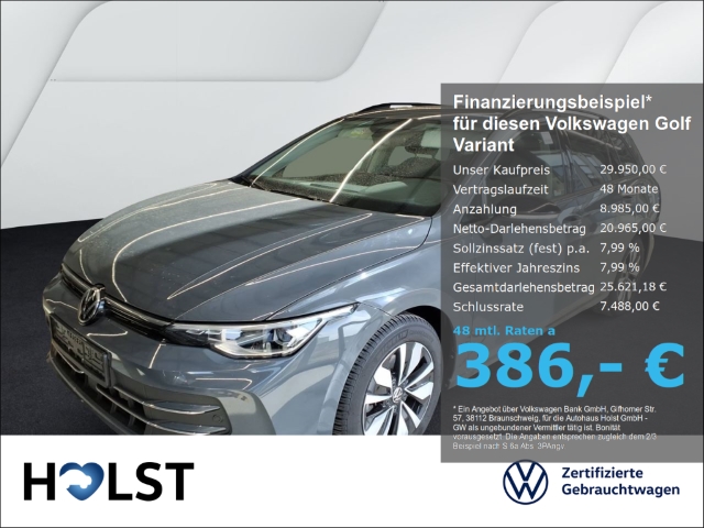 Golf Variant VIII 1.5eTSI DSG GOAL AHK LED-Plus GJR 360°CAM ACC