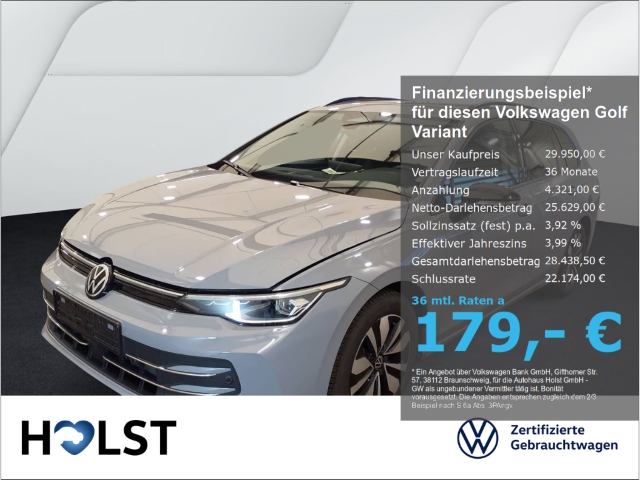 Golf Variant VIII 1.5eTSI DSG GOAL AHK LED-Plus GJR 360°CAM ACC
