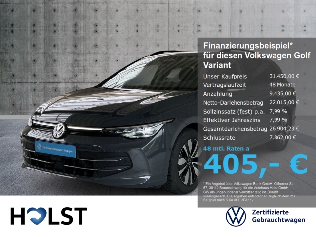 Golf Variant VIII 2.0TDI DSG GOAL MatrixLED AHK GJR RüFaKa