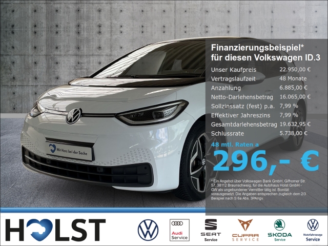 ID.3 Pro 107kW, PANO, IQ-Light, WäPu, GJR