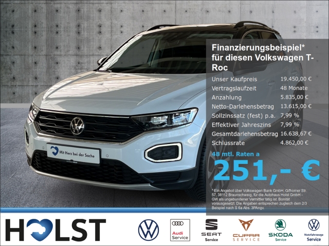 T-Roc 2.0TDI United LED Navi Pano RüFaKa AHK GJR