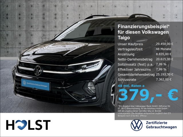 Taigo 1.5TSI DSG R-Line IQ.DRIVE AHK GJR RüFaKa ACC